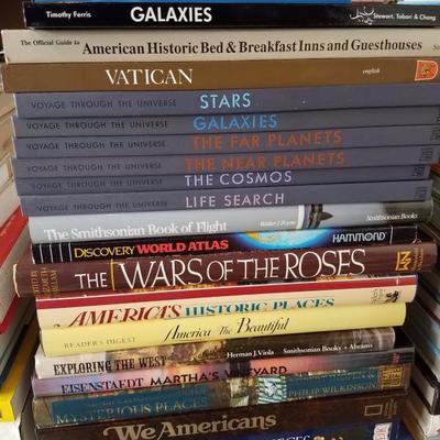 Lot-E16 100+ Assortment Book Lot War Space History World Travel