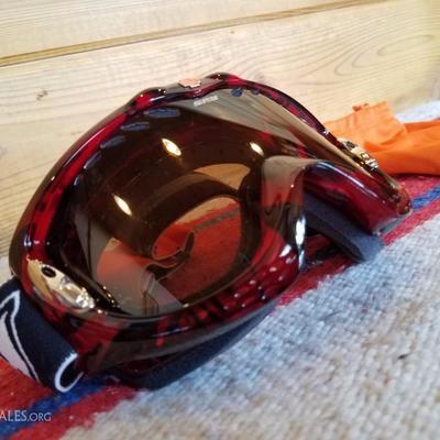 Lot-C35 Red & Black Spy Winter Snow Ski Goggles