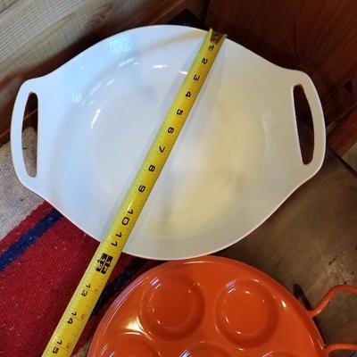 Lot-A16 15 Pc Mixed Enamel Cookware Assortment Lot