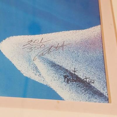 Lot-B53 Signed & Numbered Framed Print by Bill Rabbit "Cave of the Ancestors"