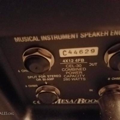 Lot-F57 Mesa 4x12 C44629 Speakers CEL-30