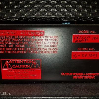 Lot-F1 Ashdown Engineering Half Stack Speaker System "Fallen Angel" 180