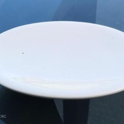 White bathroom lot towels and soap dishes 11 pc