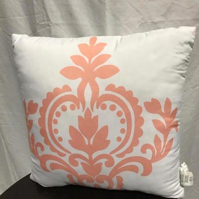 White peach pillow