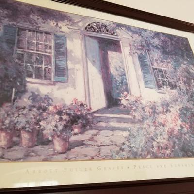 Abbott Fuller Graves Peach & Sunshine Framed Print