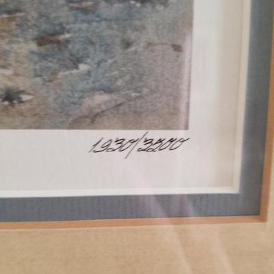 Paul Sawyier Framed Wapping St Print Numbered