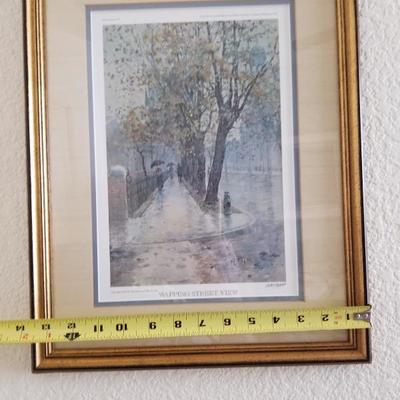 Paul Sawyier Framed Wapping St Print Numbered