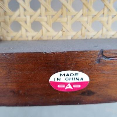 Lot of 3 VIntage Japan Wood Folding Chairs