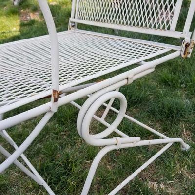Vintage Metal Lounger
