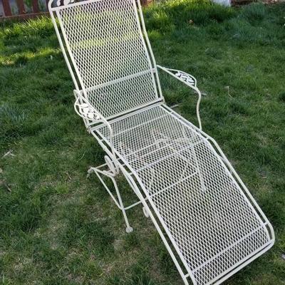 Vintage Metal Lounger