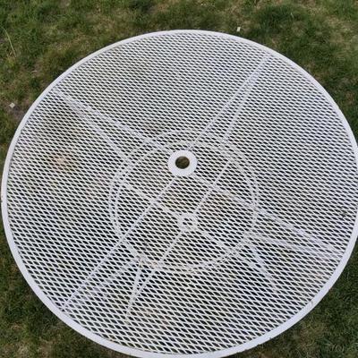 Vintage Metal Patio Table