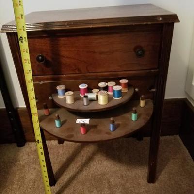 Vintage Sewing Drawer Plus Spools