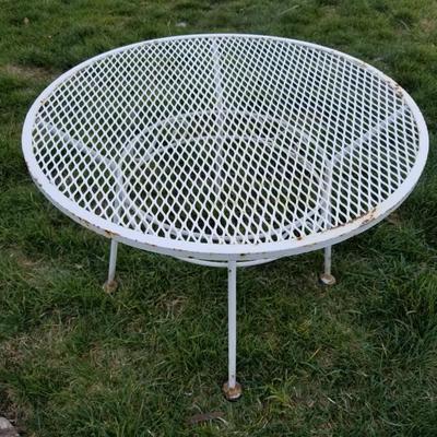 Vintage Metal Mini Cafe Pub Table