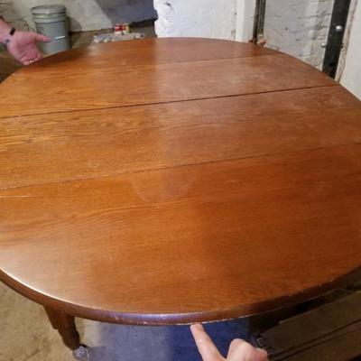 Round Wood Dining Table