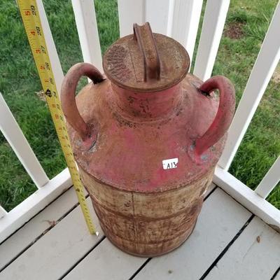 Decorative Metal Milk Can