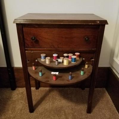 Vintage Sewing Drawer Plus Spools