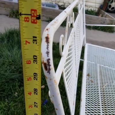 Vintage Metal Bench