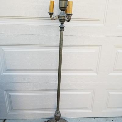 Antique Triple Torche Standing Floor Lamp