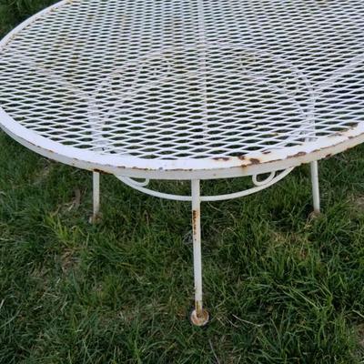 Vintage Metal Mini Cafe Pub Table