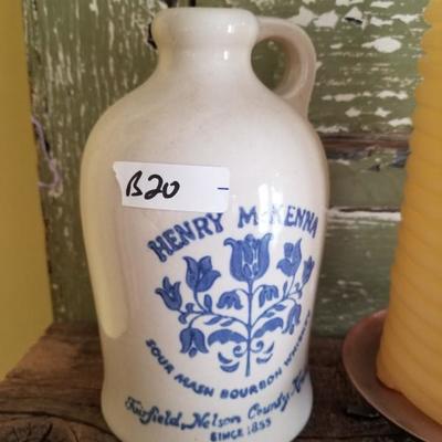 Decorative Henry McKenna Sour Mash Ceramic Jug