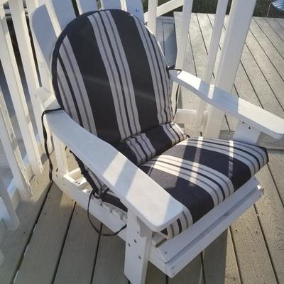 Wood Patio Adirondack Chair #3 of 4