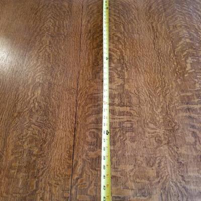 Vintage Hand Carved Claw Foot Solid Wood Table