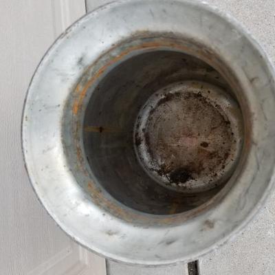 Vintage Aluminum Metal Milk Can