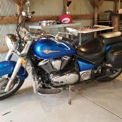 '09 Kawasaki Vulcan 900 Classic Blue (ONLY 8% Buyer's Premium)