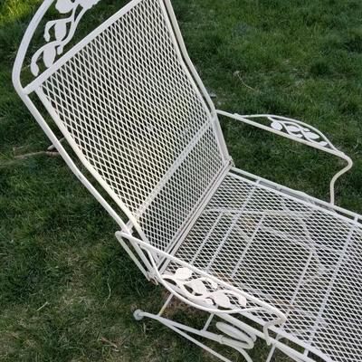 Vintage Metal Lounger