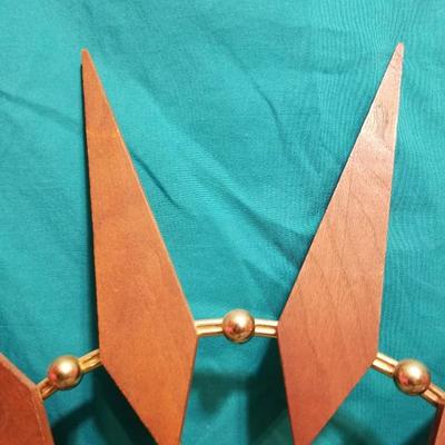 Vintage Mid Century Elgin Sunburst Starburst Wall Clock Lot #13-053