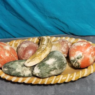 Terra cotta Fruit Bowl Center Piece Lot #13-054
