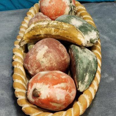 Terra cotta Fruit Bowl Center Piece Lot #13-054