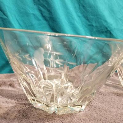 Pair of Matching Princess House Glass Bowls Lot #13-056