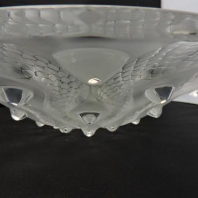 Rare Lalique Serpentine bowl