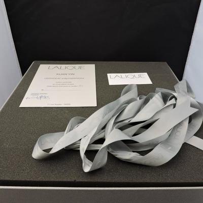 Rare lalique Quan Yin Sculpture