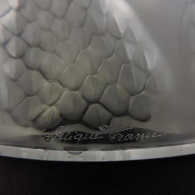 Rare Lalique Serpentine bowl