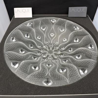 Rare Lalique Serpentine bowl
