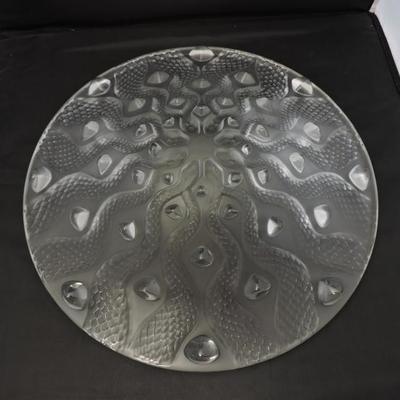 Rare Lalique Serpentine bowl