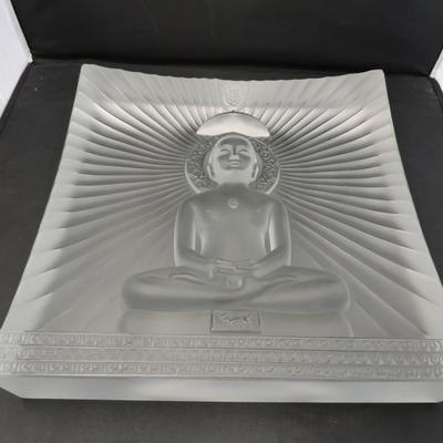Rare Lalique  Mahavir Jain sculpture