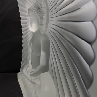 Rare Lalique  Mahavir Jain sculpture