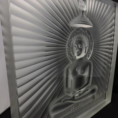 Rare Lalique  Mahavir Jain sculpture