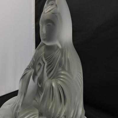 Rare lalique Quan Yin Sculpture