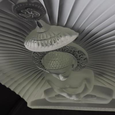 Rare Lalique  Mahavir Jain sculpture