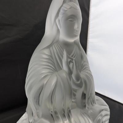 Rare lalique Quan Yin Sculpture