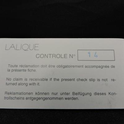 Rare Lalique Serpentine bowl