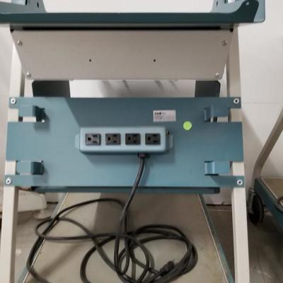 Tektronix K217S Rack Instrument Cart Adjustable Tilt #1