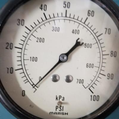 Marsh 100 PSI Gauge Meter