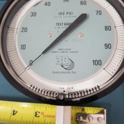 3D Instruments Inc Precision Direct Drive Gauge 100 PSI