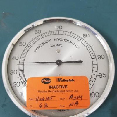 Precision Hygrometer 110*C Gauge 