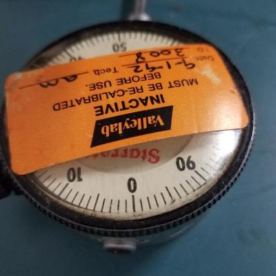 Starrett 100 PSI Gauge Meter